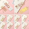 thumbnail image 4 of Stationery Chinese style Retro Pendant Metal Painted Book Clip Brass Bookmark Pagination Mark STYLE 5, 4 of 8