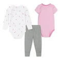 thumbnail image 2 of Baby Nike Bodysuits and Pants 3 Piece Set Color: Hemp Size: 3 MONTHS, 2 of 4