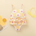 thumbnail image 2 of FRSASU Clearance Toddler Baby Kids Girls Floral Print One-Piece Swimsuit Bathing Beach Swimwear, 2 of 8