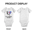 thumbnail image 3 of J'aime Ma Maman Islandaise Justaucorps pour Bébé Drapeau d'Islande, 3 of 5
