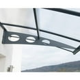 thumbnail image 6 of Palram - Canopia Herald 4460 7' x 5' Polycarbonate/Galvanized Steel Awning - Gray/Mist, 6 of 10