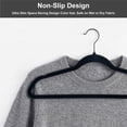 thumbnail image 4 of Better Homes & Gardens Slim Non-Slip Velvet Hangers, Black, 30-Pack, Durable and Stylish Closet Organizers, 4 of 9