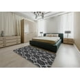 thumbnail image 4 of Ahgly Company Indoor Rectangle Patterned Dark Gray Novelty Area Rugs, 2' x 5', 4 of 6