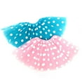 thumbnail image 4 of Mepaouo Adults Polka Dot Tutu for Women Glitter Ballet Triple Layer Tulle Dance Skirts Rave Dress, 4 of 4
