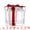 Clear Square, variant on Unique Bargains 6.1oz/180ml Ribbed Glass Candy Jar Clear Love Shape 3.7"L x 3.3"W x 2.5"H