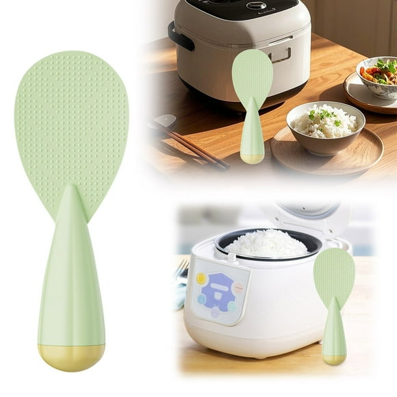 asddcavvf Never Fall White Standing Rice Spoon – Self Standing Tumbler Base Hygienic Non Design For Countertops & Easy Storage Living Room End Table Mats Light Kitchen Mat