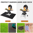 thumbnail image 2 of GPED Heat Resistant Grill Mats, 48×36 Inch Under Grill Mat for Outdoor Grill to Protect Your Prep Table and Outdoor Grill Table - Fire Proof & Water Proof & Oil Proof BBQ Mat - Black (0.6mm), 2 of 7