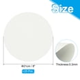 thumbnail image 2 of Uxcell Porte-Cartes Rond 8 Pouces, 25 Pcs Papier Découpé Rond, Blanc, 2 of 5