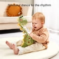 thumbnail image 3 of TUMAMA Dinosaur Dancing Interactive Baby Toy, Mimicking Twisted Electronic Soft Plush Toy with Talking Recording Repeat Talking, Talking Dinosaur Toys for Girls and Boys, 3 of 7
