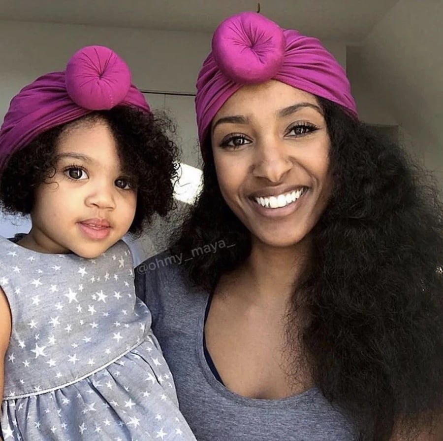 Mother daughter hotsell matching turbans