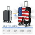 thumbnail image 4 of Yiaed American St Patrick's Day Print Travel Luggage Cover Suitcase Protector Covers Elastic Luggage Anti-scratch(No luggage included）-Large, 4 of 7