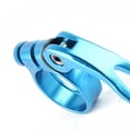 thumbnail image 2 of SWETRACE 1Pack Quick Release Bike Seatpost Clamp Blue for Mountain Bikes, 2 of 8