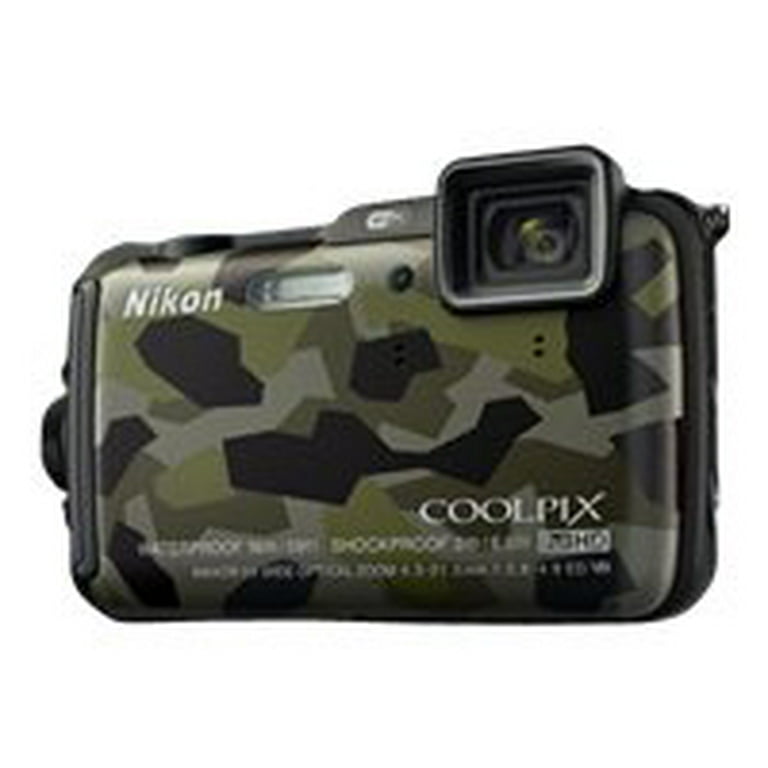 Nikon Coolpix AW120 16 Megapixel Compact Camera, Camouflage