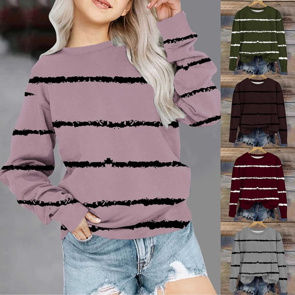 Rvasteizo Shirts for Girls Crew Neck Stylish Printed Long Sleeve Sweatshirt Top for Girls 1-12Years