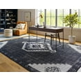 thumbnail image 6 of Hauteloom Siraway Wool Living Room, Bedroom Area Rug - Farmhouse - Black, Peach - 10' x 14', 6 of 6