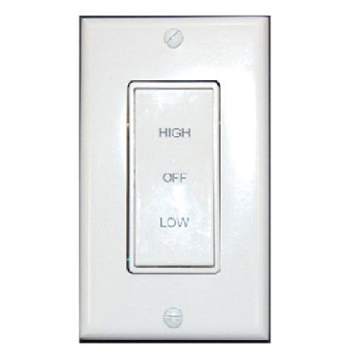 Air Vent 58030 2SPD Wall Switch, 1(Pack), White