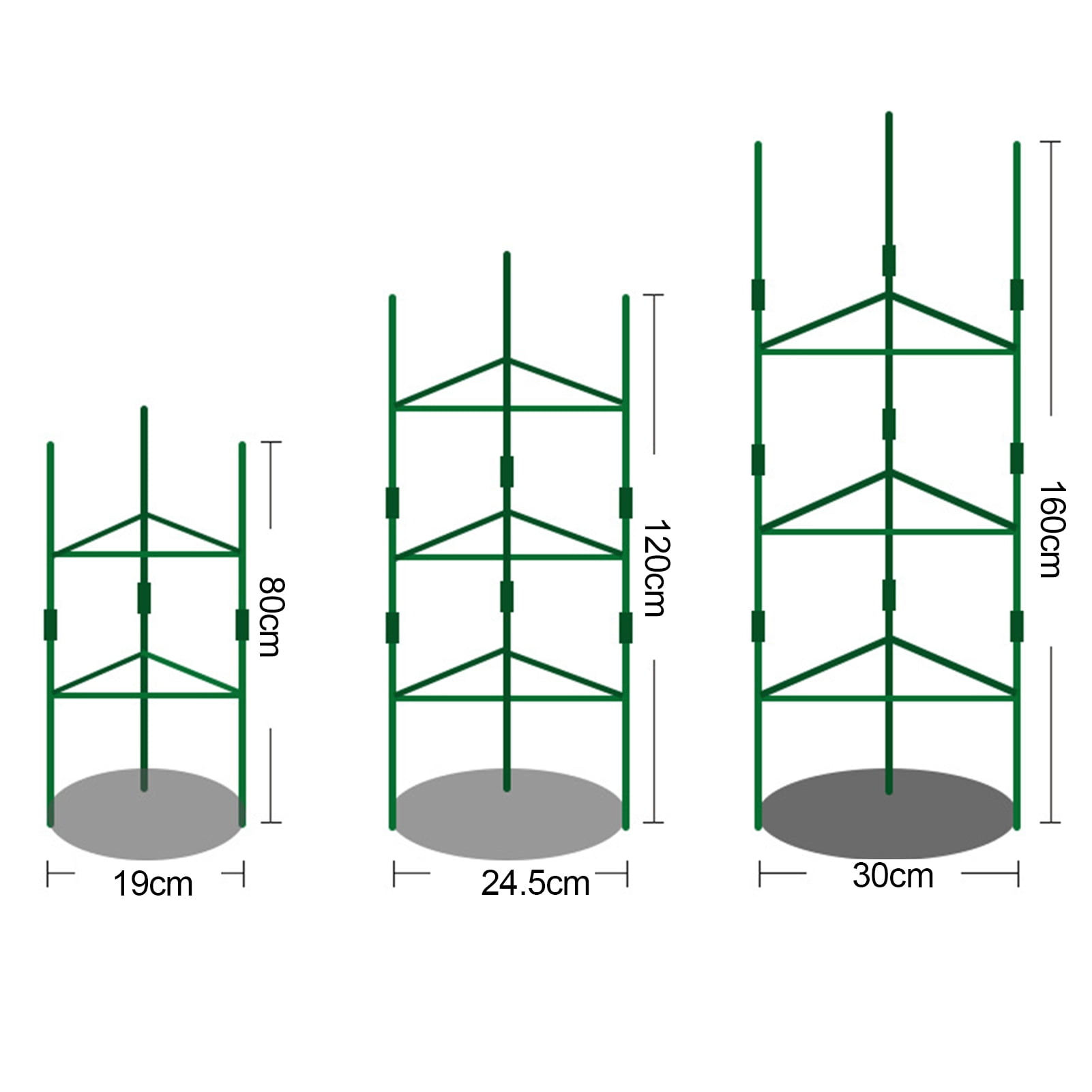 sunsanly Tomato Cages Outdoor Plant Stakes Tomato Support Cages Trellis Plant Supports Garden Stakes Climbing Vegetables Cages Trellis