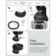 thumbnail image 4 of Funda con correa para reloj Spigen Rugged Armor Pro 41 mm negro mate, 4 of 9