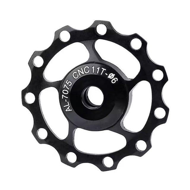 Perno de aleación de aluminio para bicicleta, polea de cambio trasero, rueda jockey, rodillo guía para bicicleta de carretera, pieza loca, rodillo accesorio para ciclismo (1 unidad