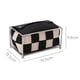 thumbnail image 1 of Caja de pañuelos nórdica decoración servilleta de cuero PU soporte de papel para sala de estar (C) Hugtrwg Libre de BPA, 1 of 8