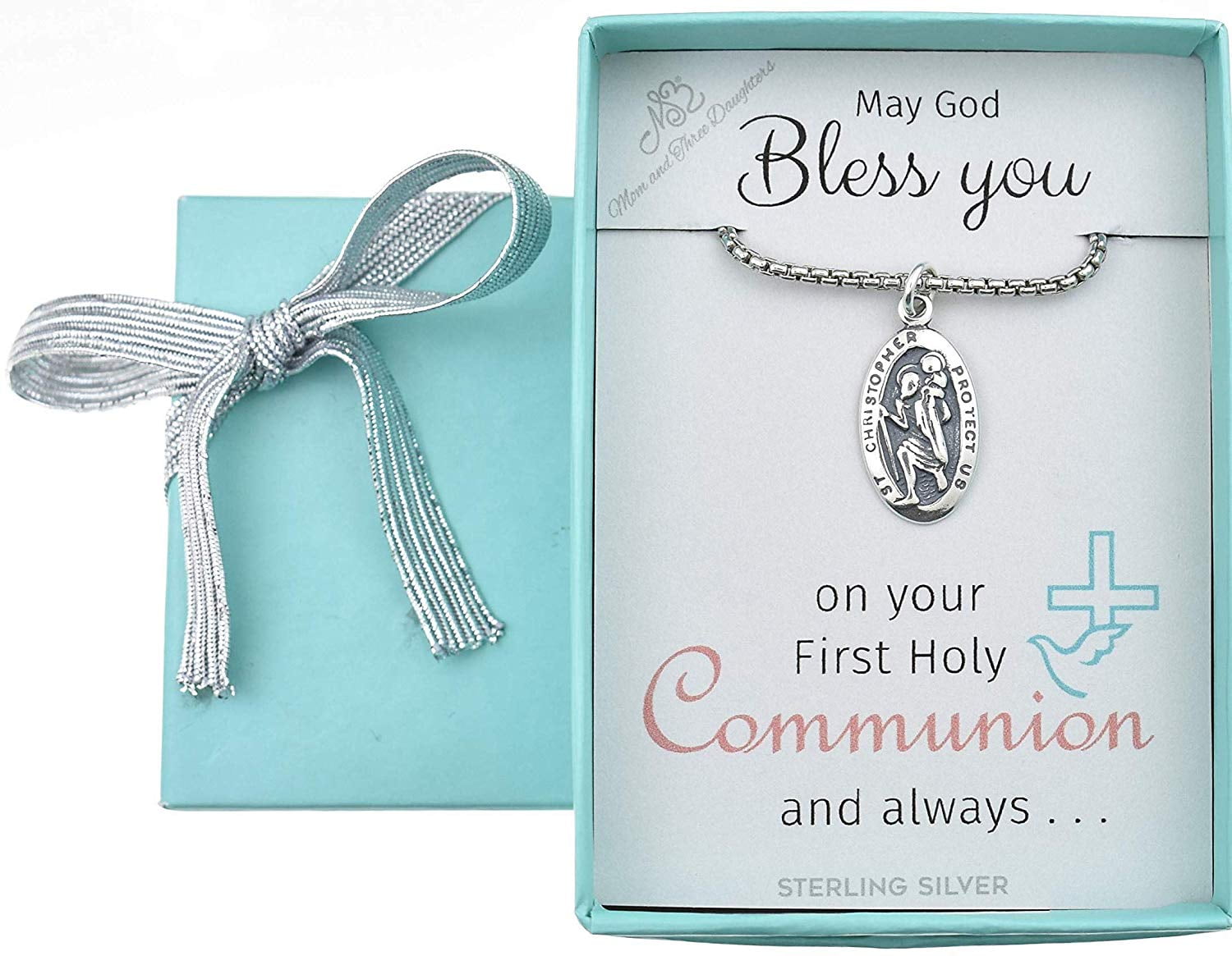 boys communion medal