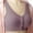 Purple, variant on Women's Backless Seamless Push-Up Bra Wireless Comfort U-Shaped for Everyday Lounge Beach Wear
