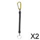 thumbnail image 1 of 2x Cordones de Pesca Retráctiles Enrollados, Cuerdas de Pesca para , Correas de para Kayak, Aparejos de Seguridad, Herramientas de Alambre 2 piezas, 1 of 8