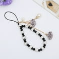 thumbnail image 2 of KAKOWELY Wrist Lanyards 1Pc Rhinestone Flower Cellphone Lanyard Exquisite Wrist Lanyards (Random Color)7.36"X0.39"X0.39", 2 of 5