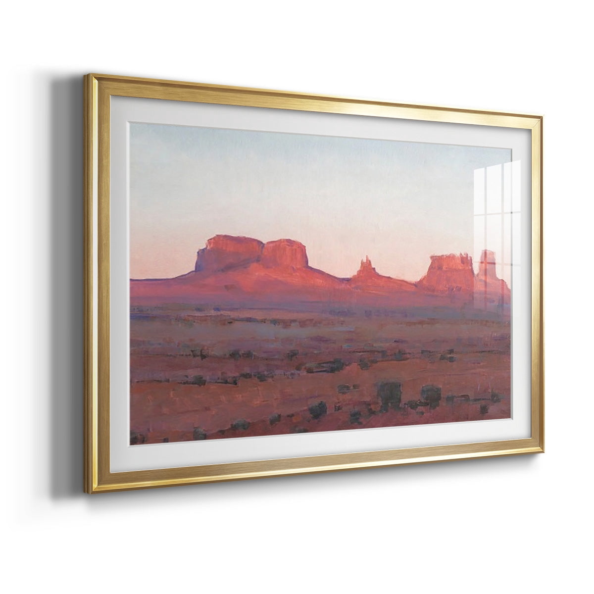 Red Rocks at Dusk II Premium Framed Print - Ready to Hang