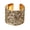 Golden, variant on Miangastore Sequin Cuff Bracelet Wide Open Sparkling Bangle Statement Jewelry (Gold)
