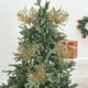 thumbnail image 5 of mfyjkho Ramo De Borlas De Petardos Navideños Con Polvo Dorado Para Decorar El Árbol, 36 Cm, 1 Unidad, 5 of 7
