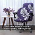 thumbnail image 3 of Printed Office Chair Covers, Stretch Computer Chair Cover Universal Boss Chair Covers Modern Simplism Style High Back Chair Slipcover (Z1, Large), 3 of 7