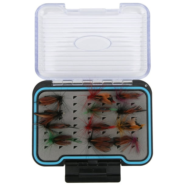 Peahefy Double Side Fly Fishing Box,pp Fly Fishing Lures Case,fly Fishing Box Pp Double Side Waterproof Flies Organized Storage Case Fishing Gear