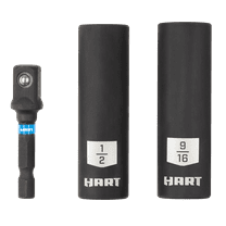 HART 3-Piece Deep Well Impact Socket Set