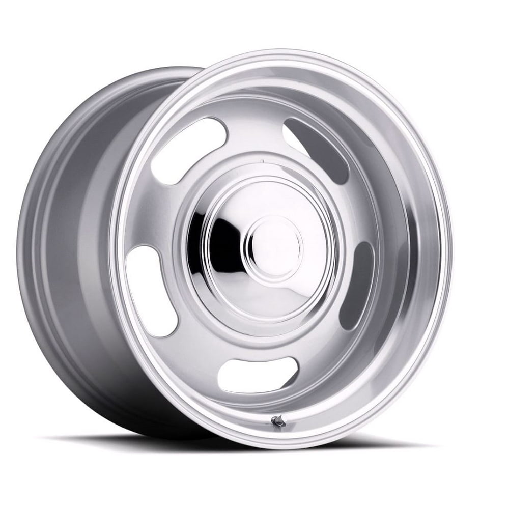 17" Silver With Natural Trim Ring REV Classic 107 Wheel by REV Wheels