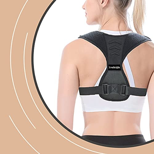 Adjustable Back Support Posture Corrector Belt Shoulder Sports Brace Pain Relief 