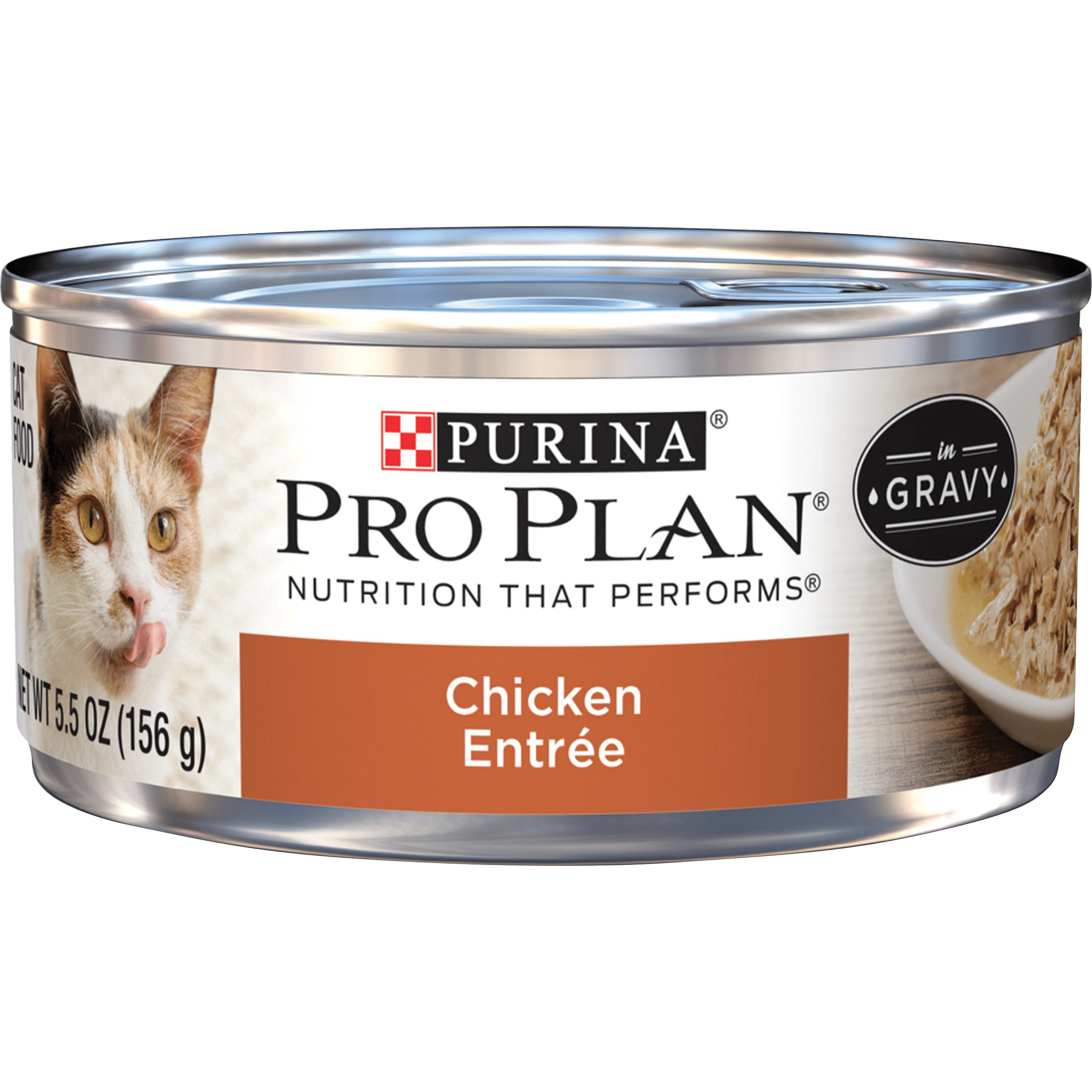 (24 Pack) Purina Pro Plan Gravy Wet Cat Food, Chicken Entree, 5.5 oz