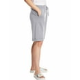 thumbnail image 2 of Hanes Women's French Terry Bermuda Pocket Short, Style O4681, 2 of 3