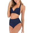 thumbnail image 6 of BONIXOOM Swimsuit Women Tankini None Solid Bikinis Bikini Summer Swimwears on Clearance Navy Size 12, 6 of 9