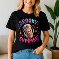 thumbnail image 2 of Spooky Summer Skeleton Coffee Summer Vacation Family Hawaii, Summerween Shirt, Summer Halloween TShirt, Cute Spooky Ghost Tee, Halloween Shirt, Halloween Gift, Ghost Beach , Pumpkin Spooky Season, 2 of 5