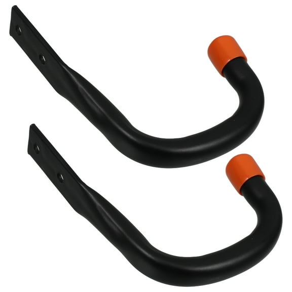 unbranded 2pcs Wall-Mounted Utility Hooks Heavy Duty Garage Tool Hooks Space-Saving Storage Hangers for Garage Organization Garden Tool Storage