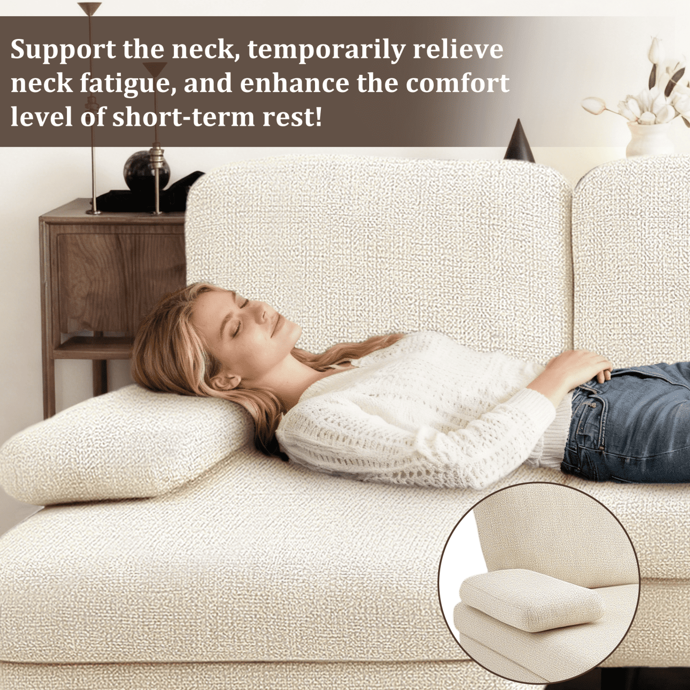 U-Shaped Sectional Sofa with Double Chaise