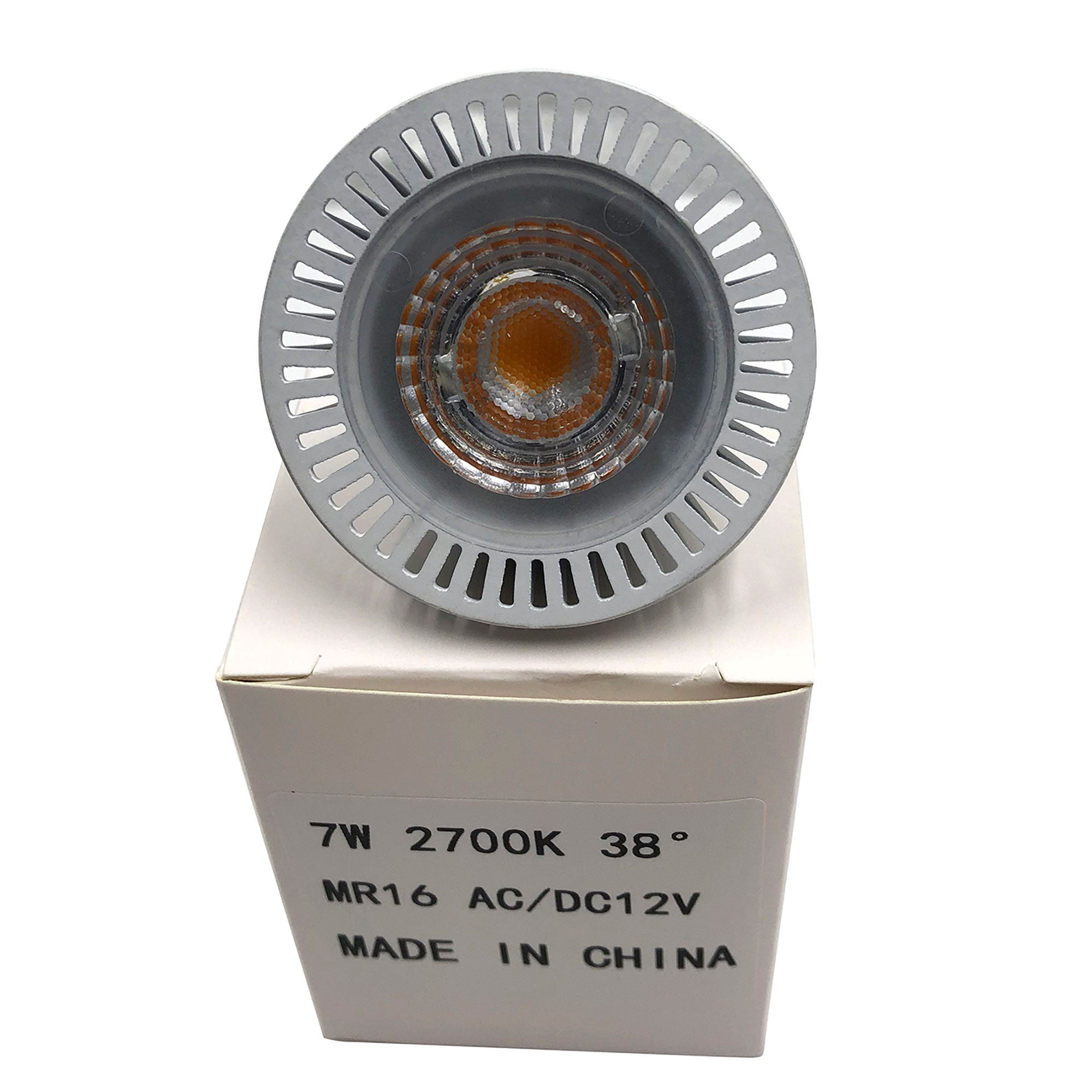 LNC MR16 LED Bulb 5W,12V,2700K Warm White,390LM,38°Beam,GU5.3 Base,for Landscape Lighting