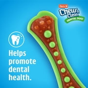 Hartz Chew n Clean Dental Duo Dog Toy, Medium, Nylon, Color May Vary
