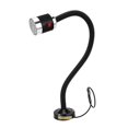 thumbnail image 1 of Round magnetic base dimming industrial LED CNC machine lathe work lamp AC220V flexible adjustable hose eye protection light source (5W), 1 of 5