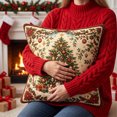 thumbnail image 6 of 2D Christmas Throw Pillow Cover, Xmas Pillow Case, Sofa Bedroom Home Holiday Decor, 17.71 in, 6 of 6