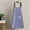 Blue 7Q1, variant on Ke1Clo Black Canvas Apron, Breathable Apron for Work, Check Pattern, Versatile Protection, for Kitchen Garden or Craft
