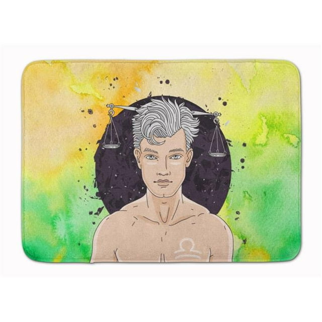 Carolines Treasures BB7323RUG Libra Zodiac Sign Machine Washable Memory Foam Mat