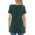 thumbnail image 4 of Bearsland Women's Plus Size Short Sleeve Maternity Nursing Shirt Breastfeeding Top Blouse, 4 of 5