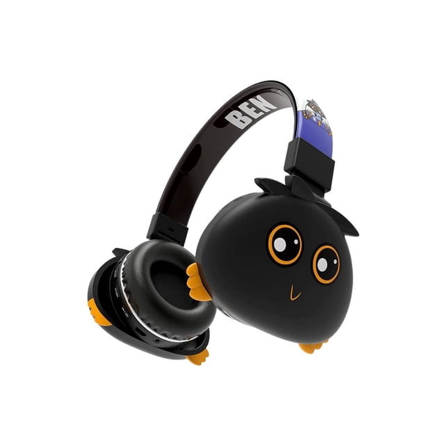 Audífonos de diadema inalámbricos Gadgets and Fun para niños diseño de monstruos color Negro
